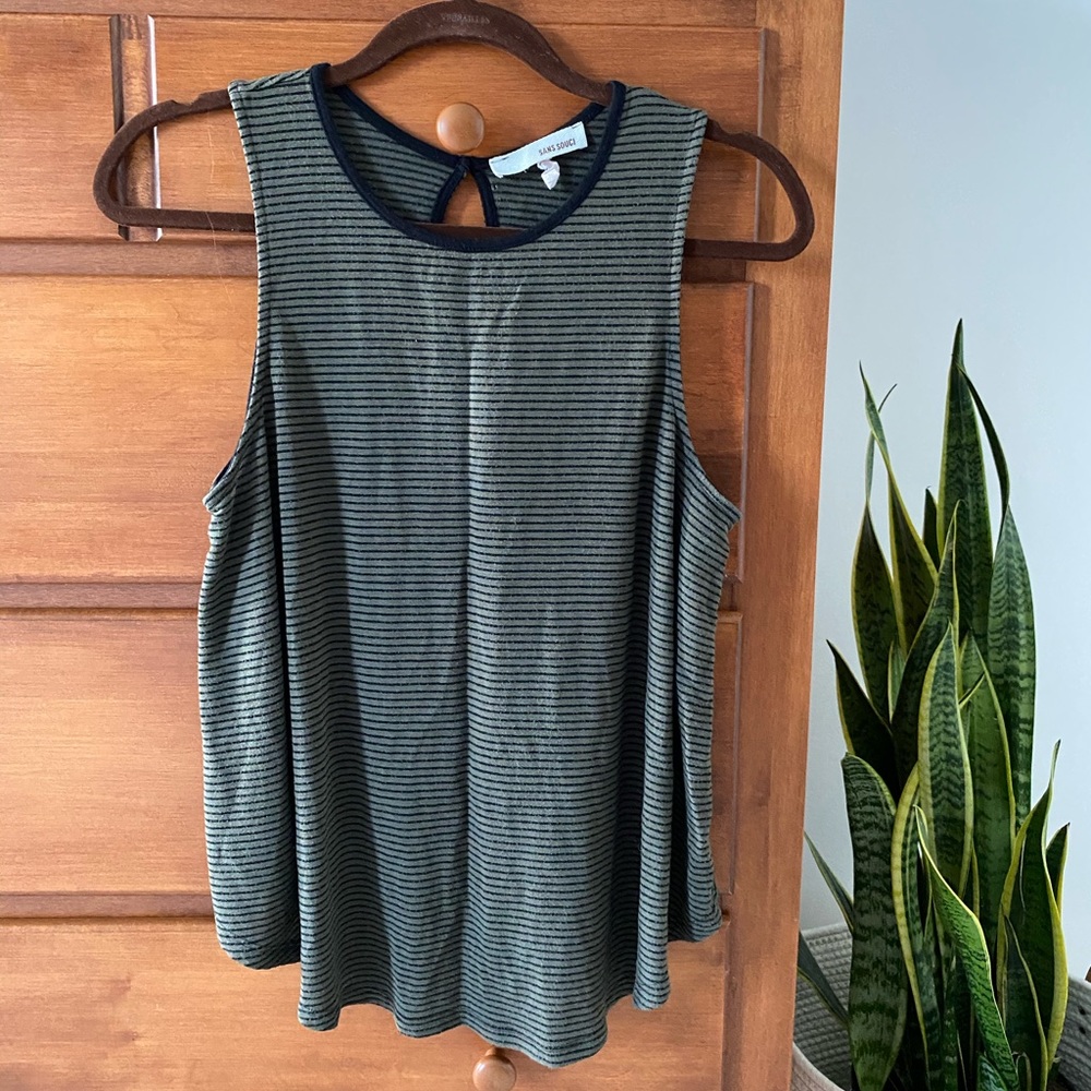 Sans Souci green tank top
